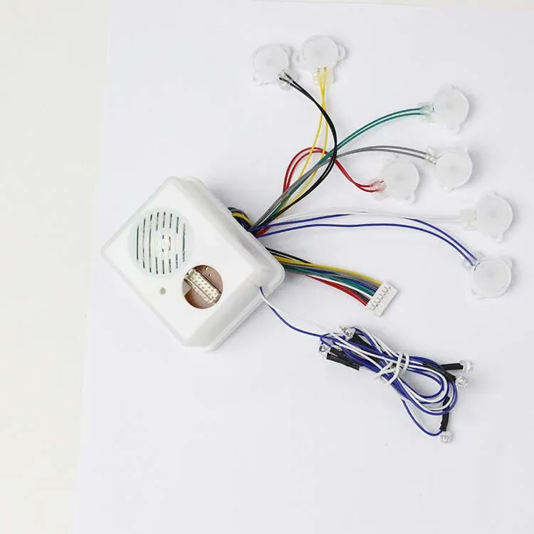 

The factory wholesale 10s sound push button animal sound box music buzzer button for plush toys, White or black