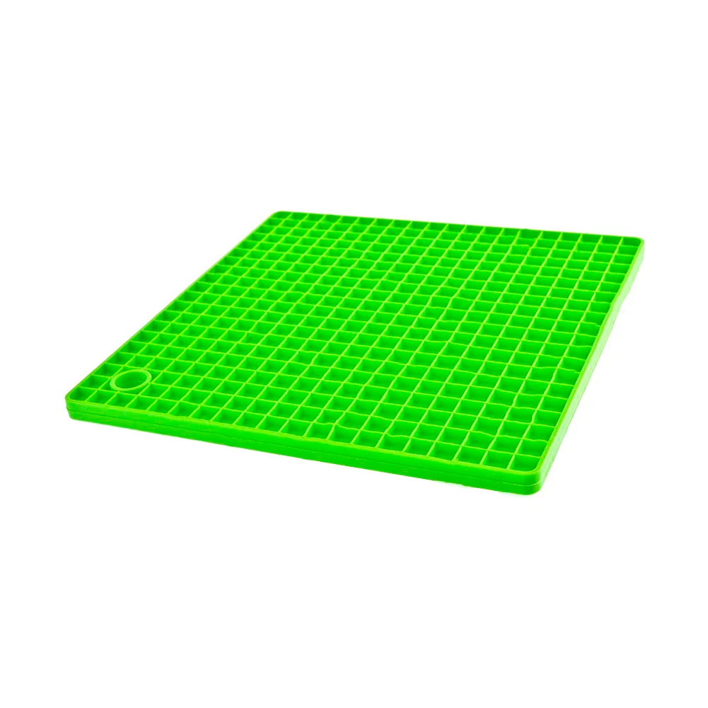 

Custom Promotional Square Kitchen Utensils Pot Mat Soft Silicone Tableware Place Mat