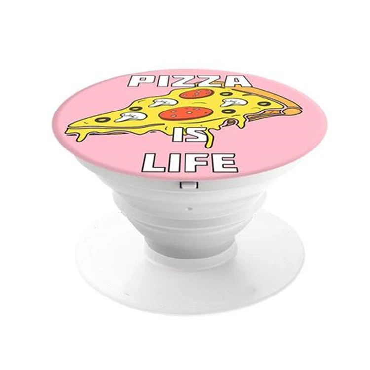 custom low MOQ sublimation logo pops mobile phone holder cell phone holder socket