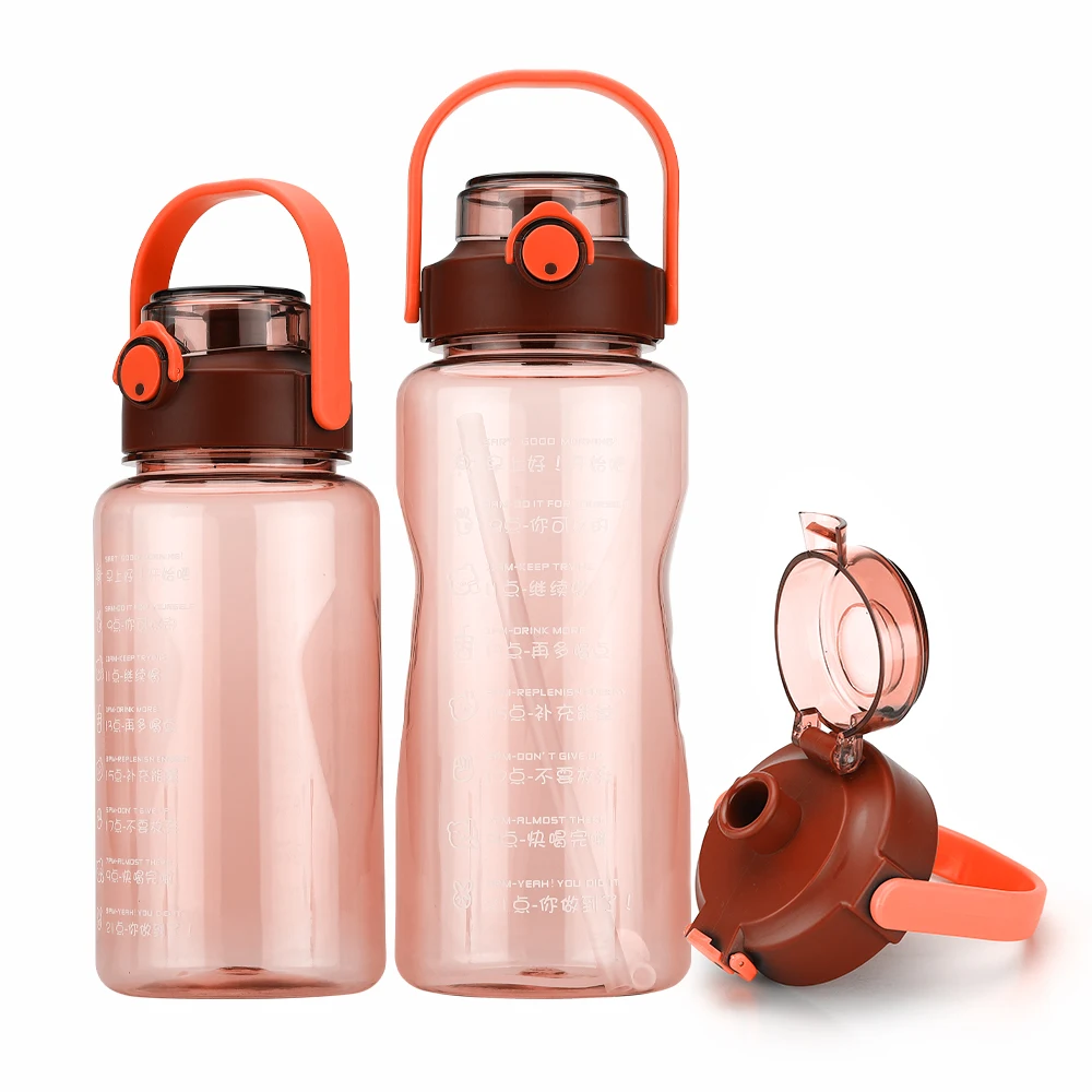 

Custom color & logo BPA Free PETG Plastic Wide Mouth 1.5L 2L Clear Plastic Bottle Half Gallon Water Bottles for Gym, Customized color