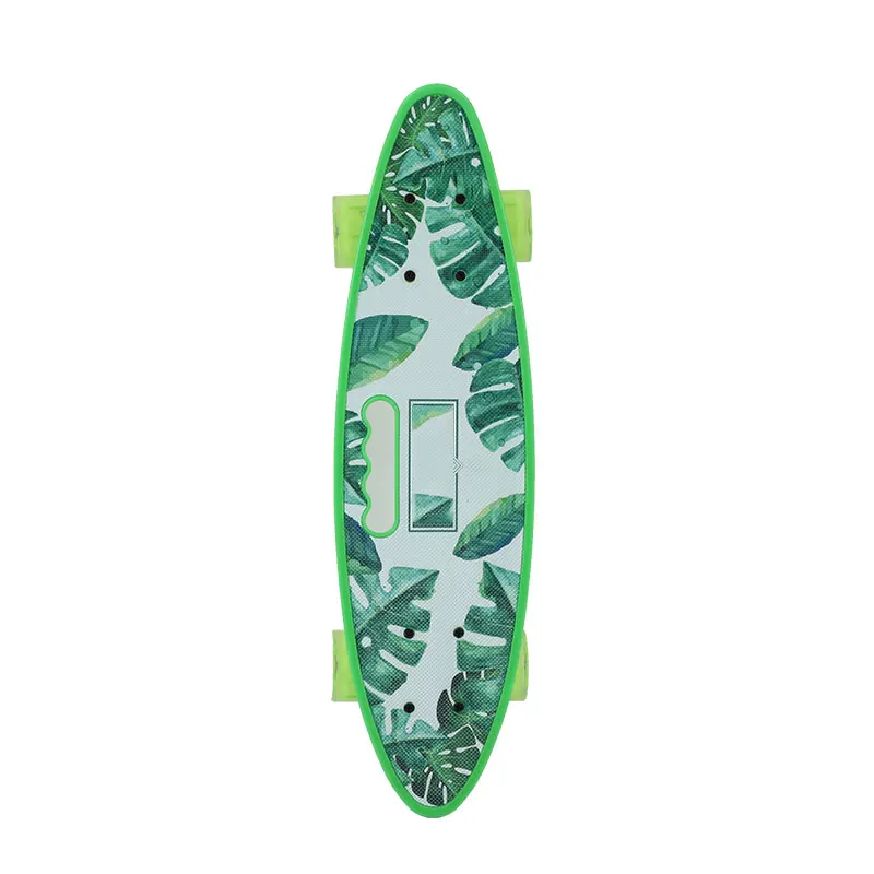 

Complete 22 Inch Mini Cruiser Skateboard for Youths Beginners or Kids