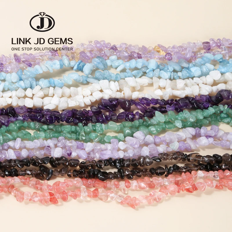 

High Quality Chips Beads Natural Gravel Loose Gemstone Beads Unique Beads For Jewelry Making Fashion Gift Accessories