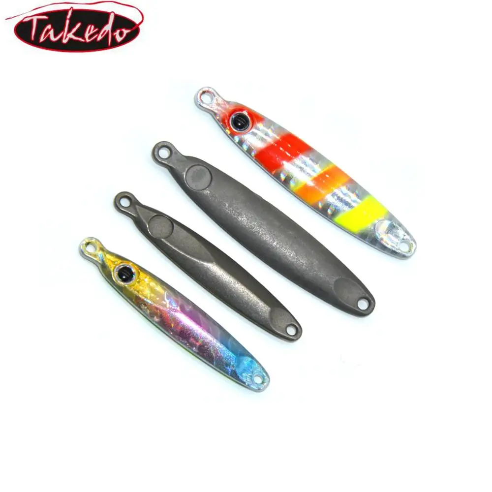
TAKEDO OEM BY01 3.5g 5g 7g 10g 15g 25g 40g 60g unpainted blanks alloy body fishing tungsten metal jig lure 