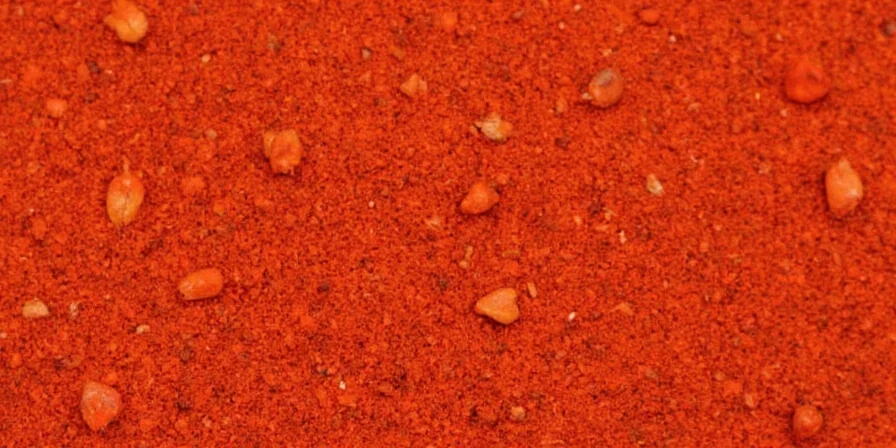 A chart showing the vitamins and minerals found in paprika powder.