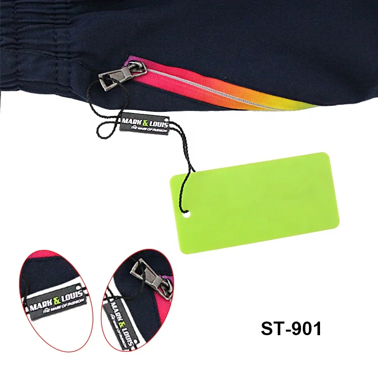 
Best quality plastic lock garment plastic string seal tag for clothing 