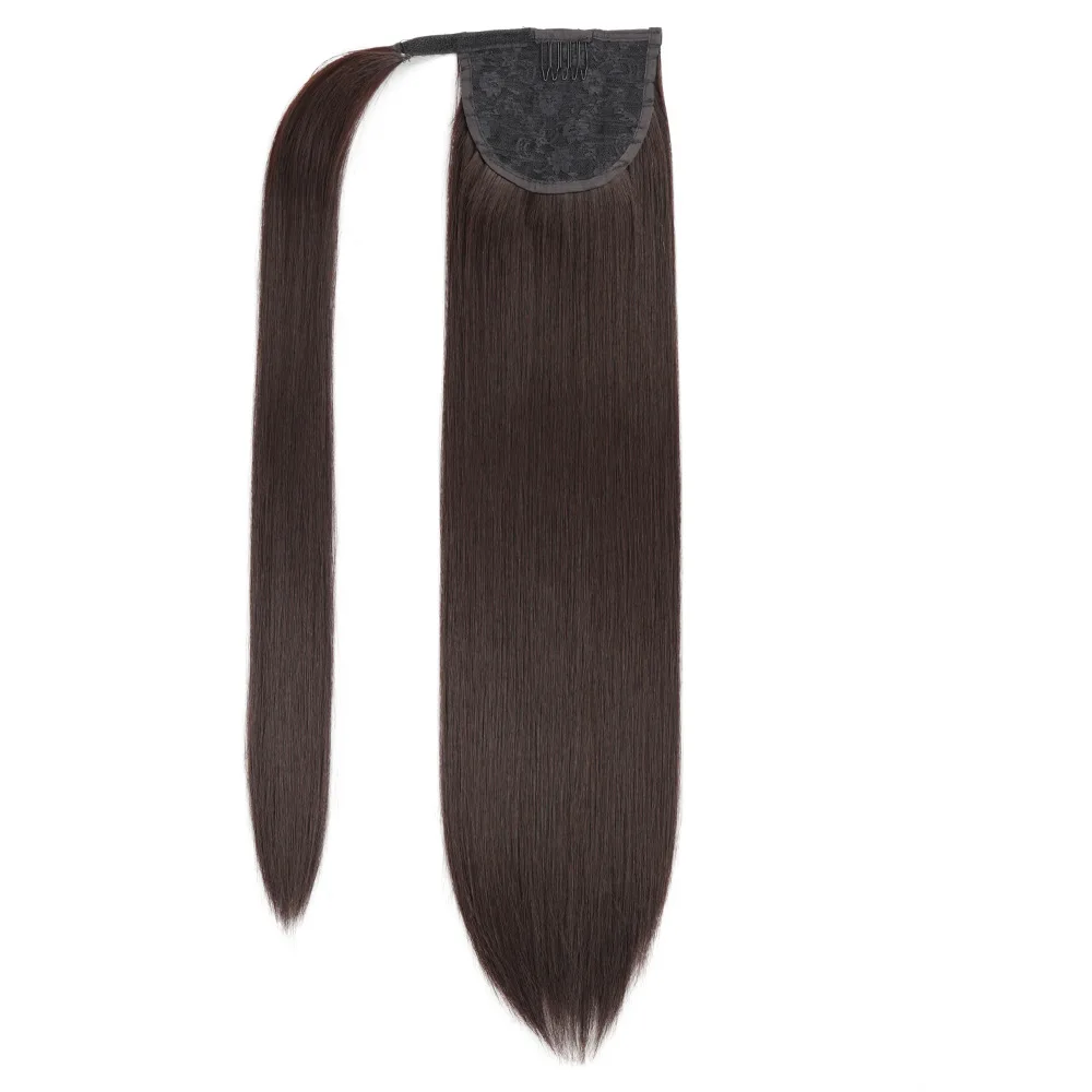 

LINDAL wrap nets clip in pieces cap hats drawstring holder synthetic hair ponytails extensions for black women