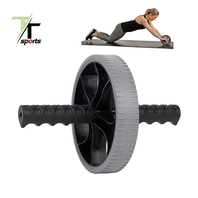 

TTSPORTS Home Gym Fitness Exercise Equipment Non-slip Ab Abdominal Wheels Roller For Muscle Training, Customized color