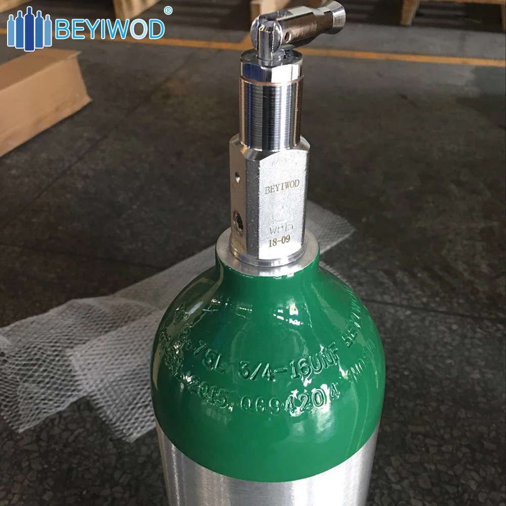 ISO 7866 Aluminum Cylinder - High Pressure Oxygen Tank