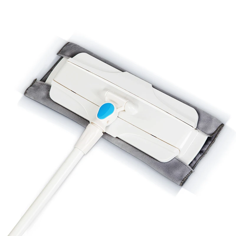 

EVA plate hot sell magic mop online shopping flat microfiber mop, Blue and white
