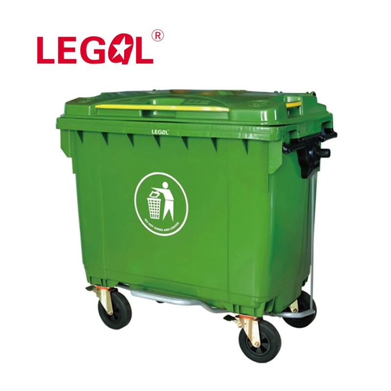 

660L 1100L Hdpe Large Cheap Garbage Wheelie public dustbin Bin