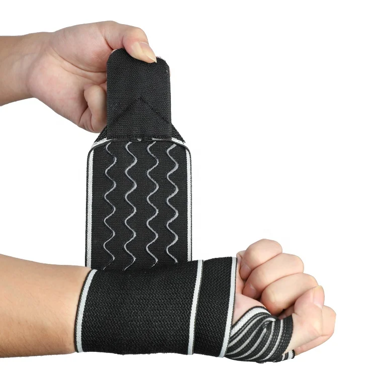 

New wrist support tennis hand support belt sprained wrist bandage, Black