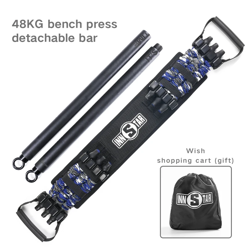 

INNSTAR Europe and the United States hot sell Factory wholesale adjustable ABS in 1 cables bench press bands for gym equipment