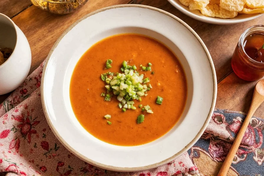Family gathered around a table with bowls of Caldo Tlalpeño