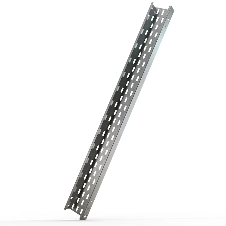 
metal cable tray and Galvanized steel Perforated cable tray 3000x100x50x1.2mm 