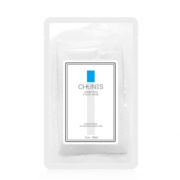 

Private Label Nourishing Moisturizing Face Care Hyaluronic Acid Collagen Facial Mask, White
