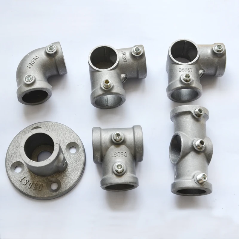 

Scaffolding clamps galvanized malleable cast iron Key clamp pipe fittings 26.9mm 33.4mm 3 way through
