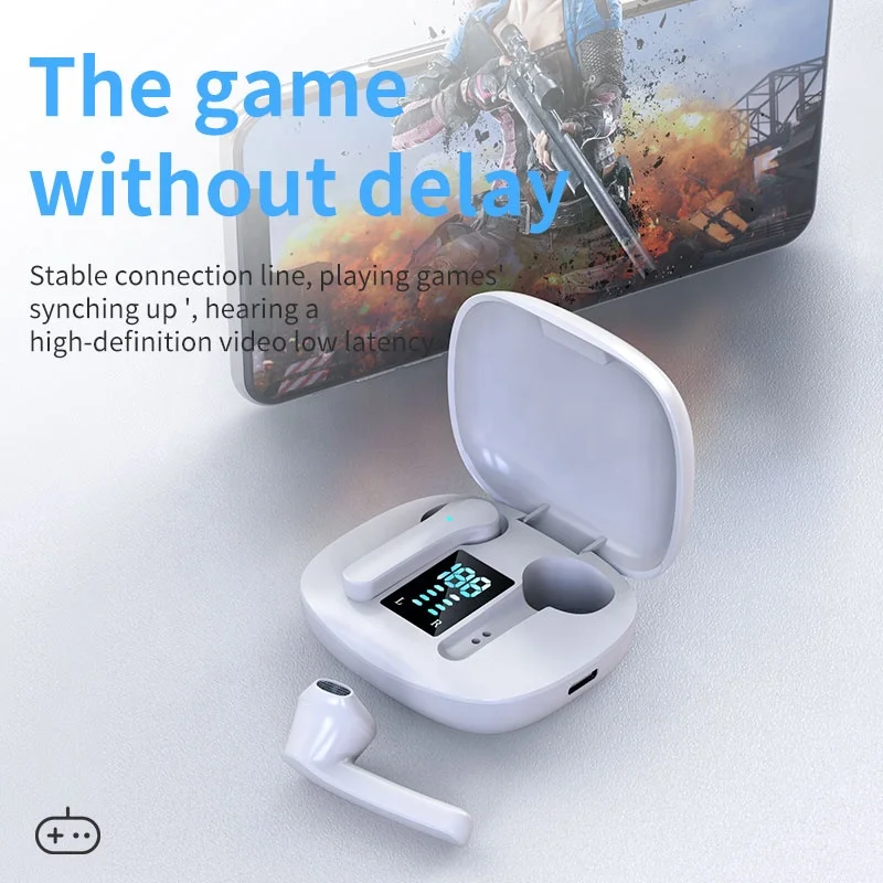 

SIKAI JS36 TWS Waterproof Earphone Wireless Touch Headset BT5.0 Earbuds