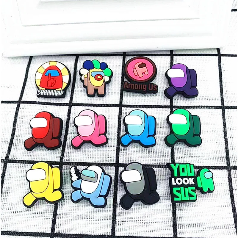 

Ready stock Custom Alien patte PVC shoe decoration chinese wholesale flower 3d anime charms shoe for children, As picture/custom