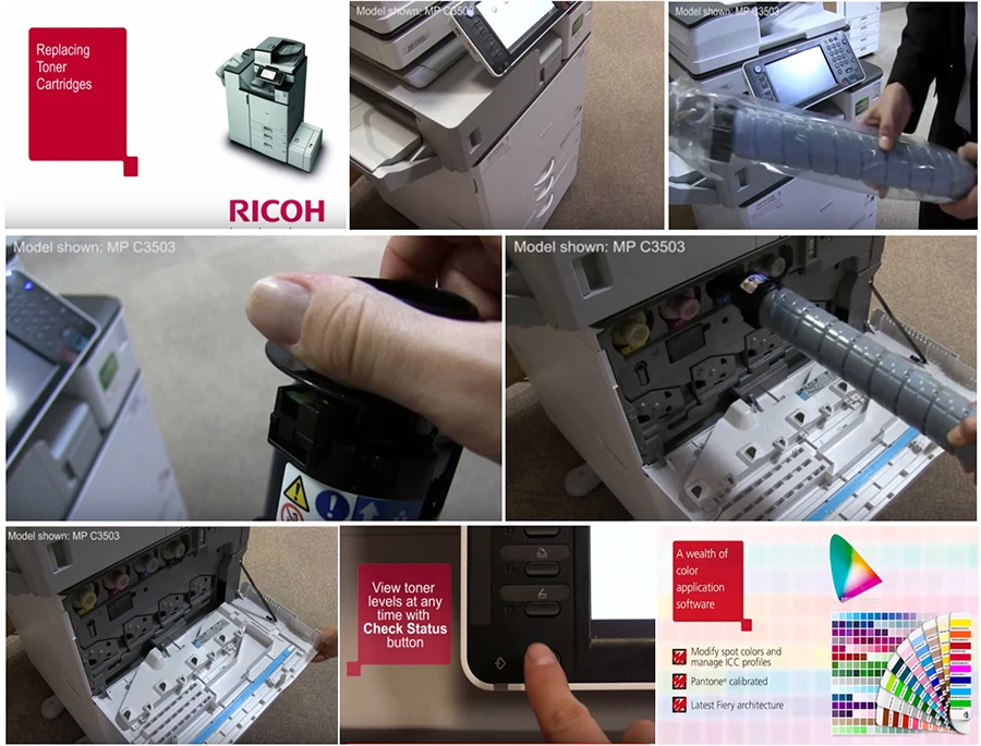 RICOH MP C2503 INSETALL
