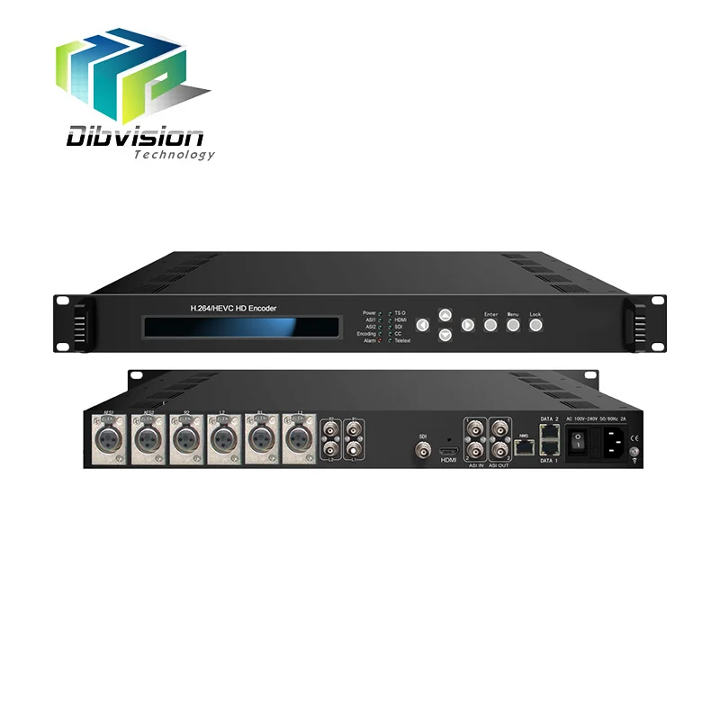 

TV station applicatoin Full HD/SDI to IP/ASI H.264/H.265 HEVC digital headend encoder