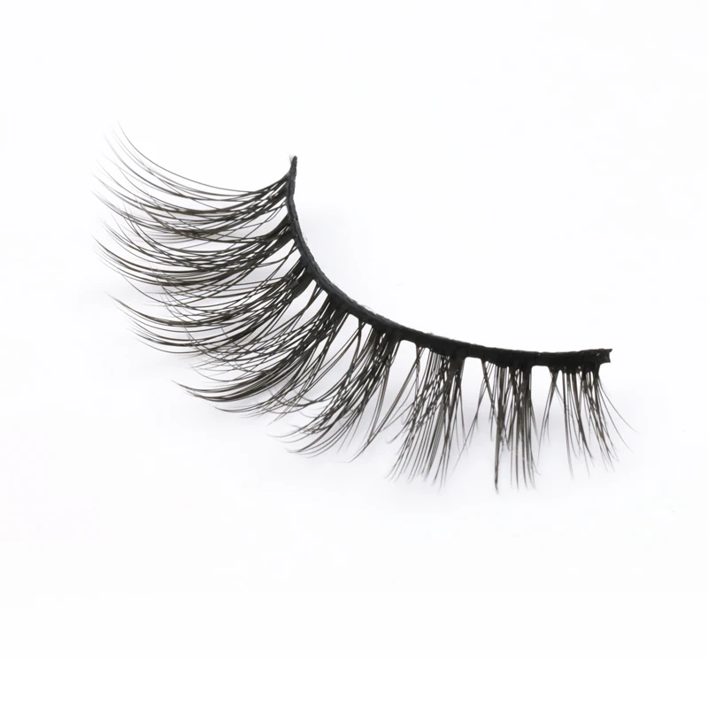 

Hot selling 3D silk lashes natural styles dramatic styles with super soft hair with custom lash box factory