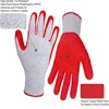 Grime and Oil Resistant HPPE Knit Automotive Truck ATV RV Fueling Work Gloves With Sandy Nitrile Palm