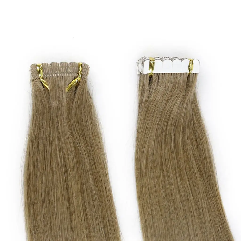 Invisible Mini Straight Remy Brazilian Hair Extensions 100% Human Hair Tape in Single Weft