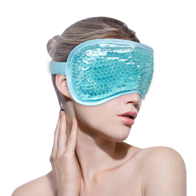 

Reusable sleeping eye shade compress cooling gel bead eye mask, Red,blue,green etc