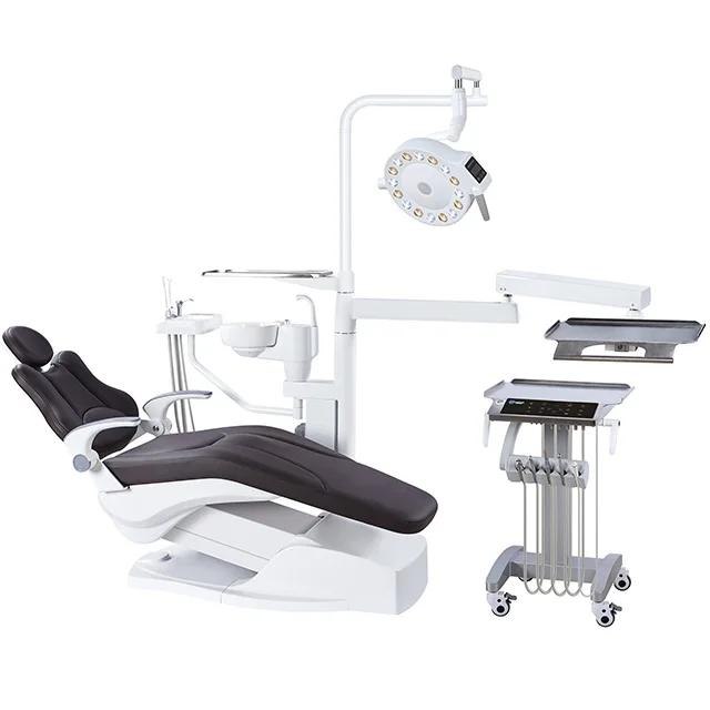 Top grade fantastic quality surgical type dental chairs unit sale dental used with 16 holes surgery implant operating light