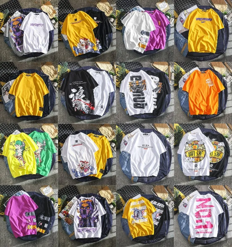 

Wholesale of men's T-shirts made in China, Customized color