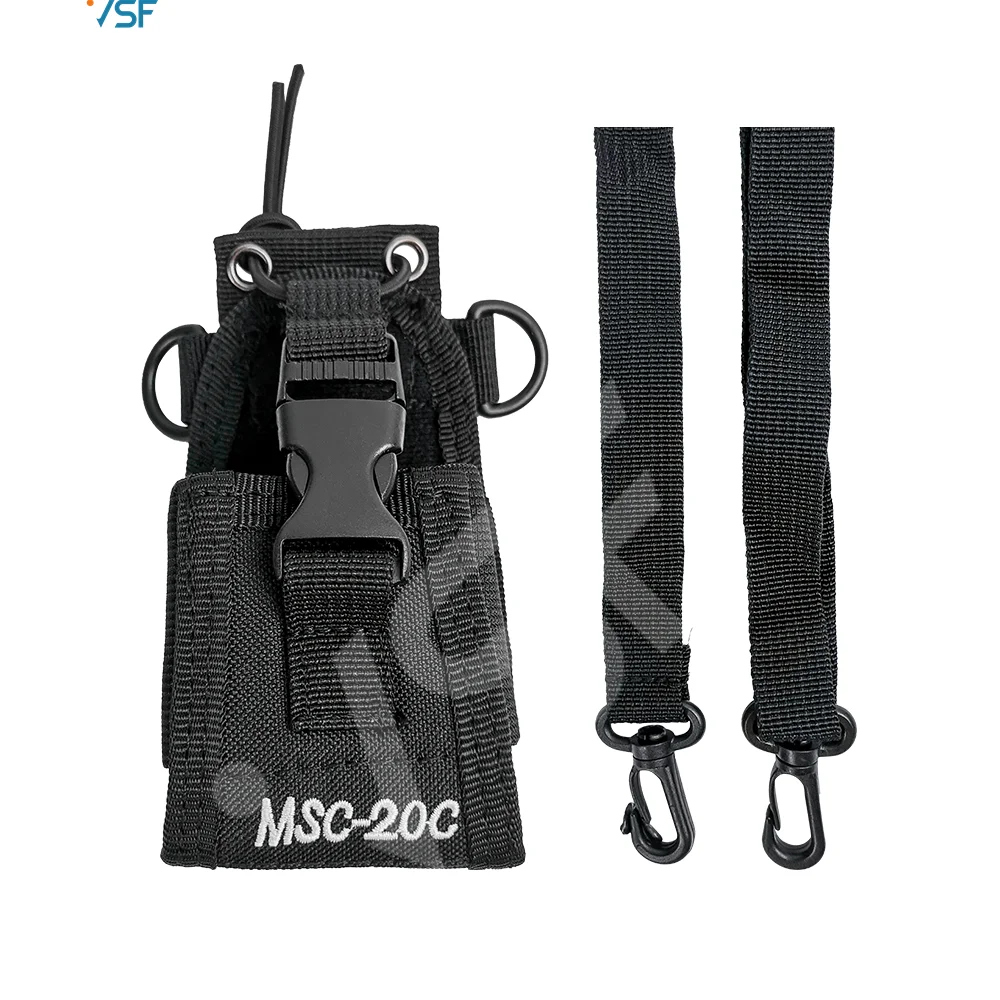 

MSC-20C Nylon Multi-Function Universal Pouch Bag Holster Carry Case for Yaesu Icom Motorola TYT baofeng UV-5R/82 Walkie Talkie