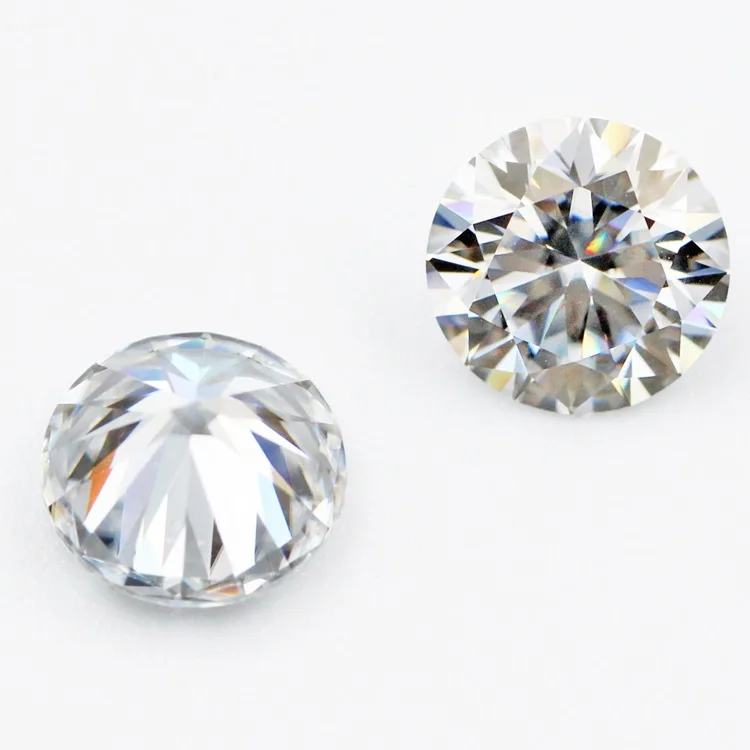 

1.0ct Round Brilliant Cut VVS Clarity Moissanite loose diamond DEF White 6.5mm Loose Gemstone Moissanite