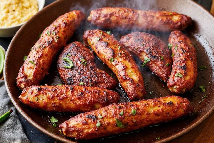 Meat being smoked on a charcoal grill
