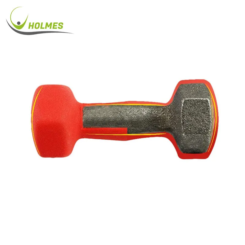 

Rubber Coated Hexagonal Dumbbells, Blue,yellow,red,green