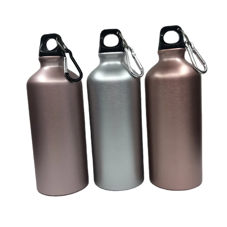 

MIKENDA 300ml 500ml aluminum drinking water bottle with lid BPA free, Silver/black etc, custom color
