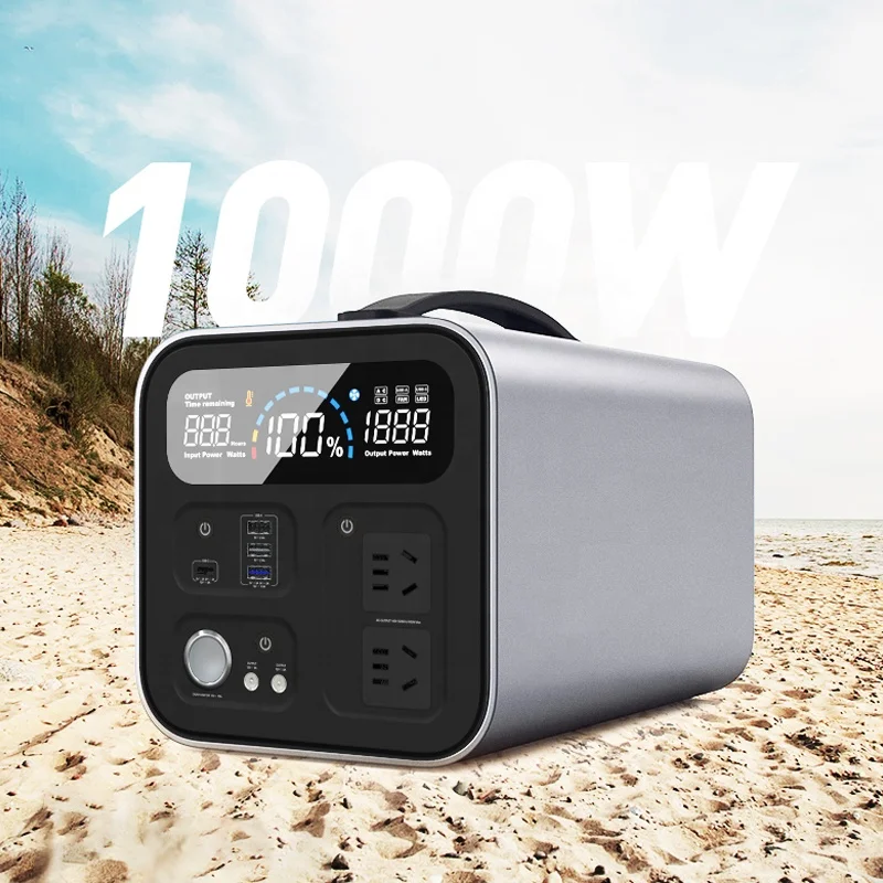

High Capacity 220V UPS Portable Rechargeable Power Station 280800mah Mobile Solar Power Station 1000W Portable Power Station