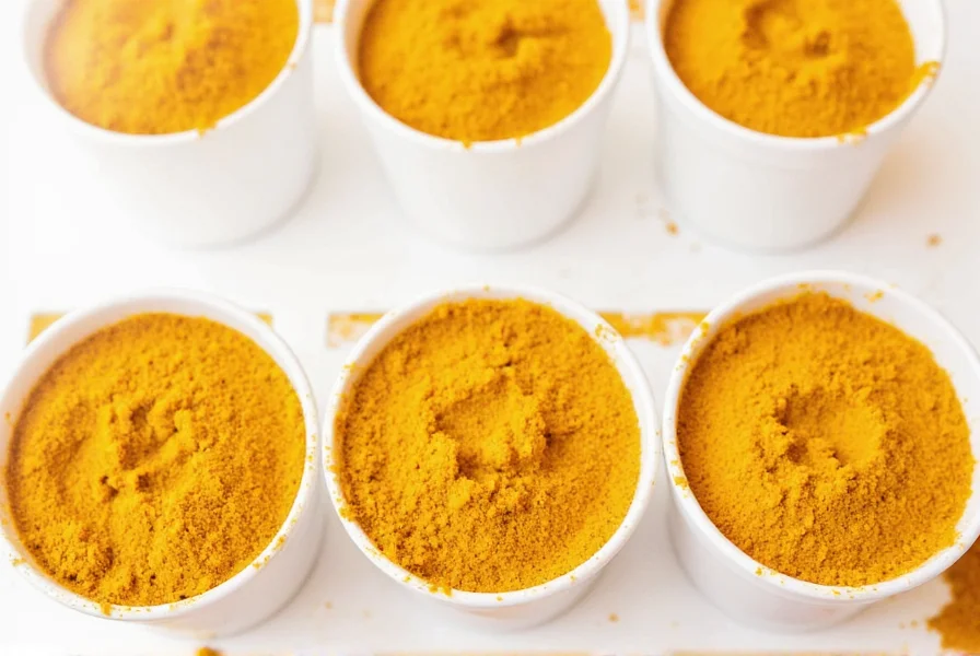Turmeric shot ingredients including fresh turmeric root, black pepper, and coconut oil