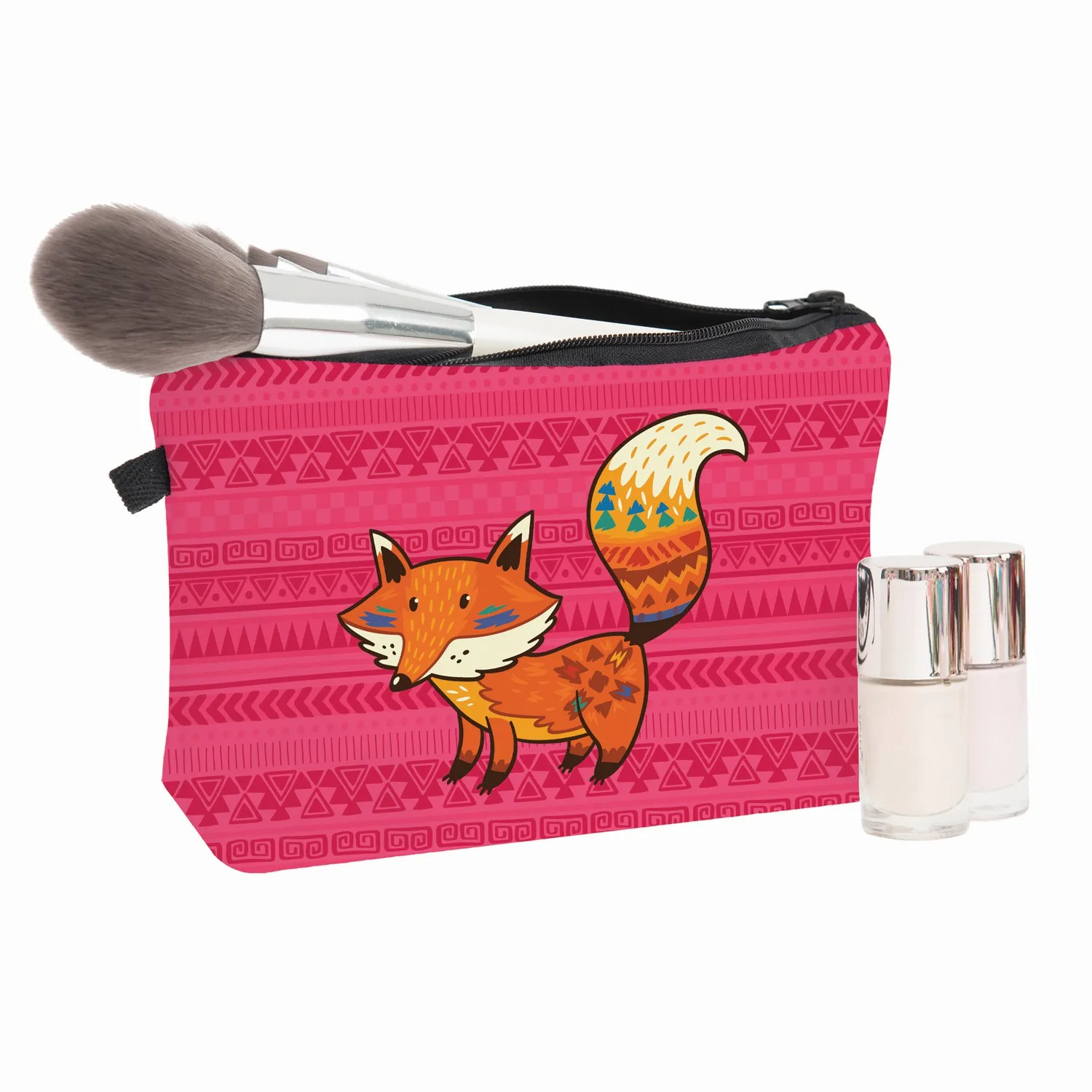 

Wholesale simplicity fashion animal series travel custom cosmetic bags, Customized