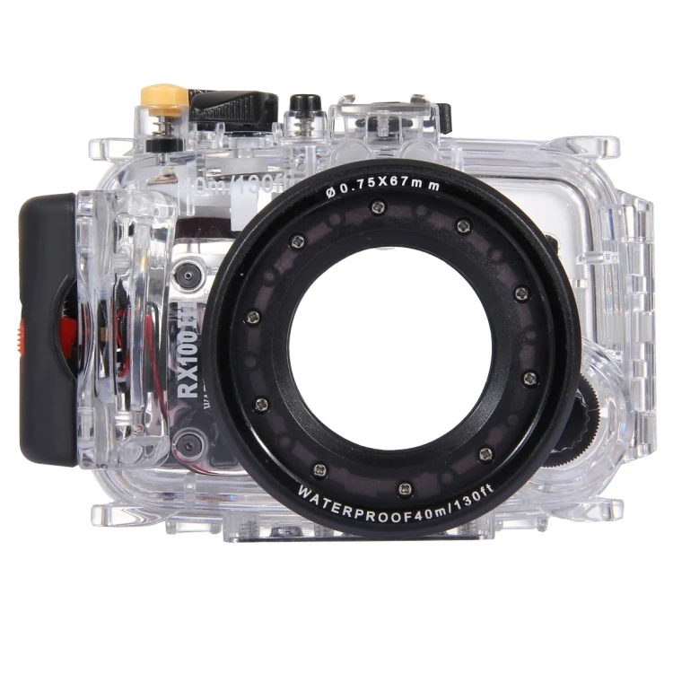 

PULUZ 40m Underwater Depth Diving Case Waterproof Camera Housing for Sony RX100 III