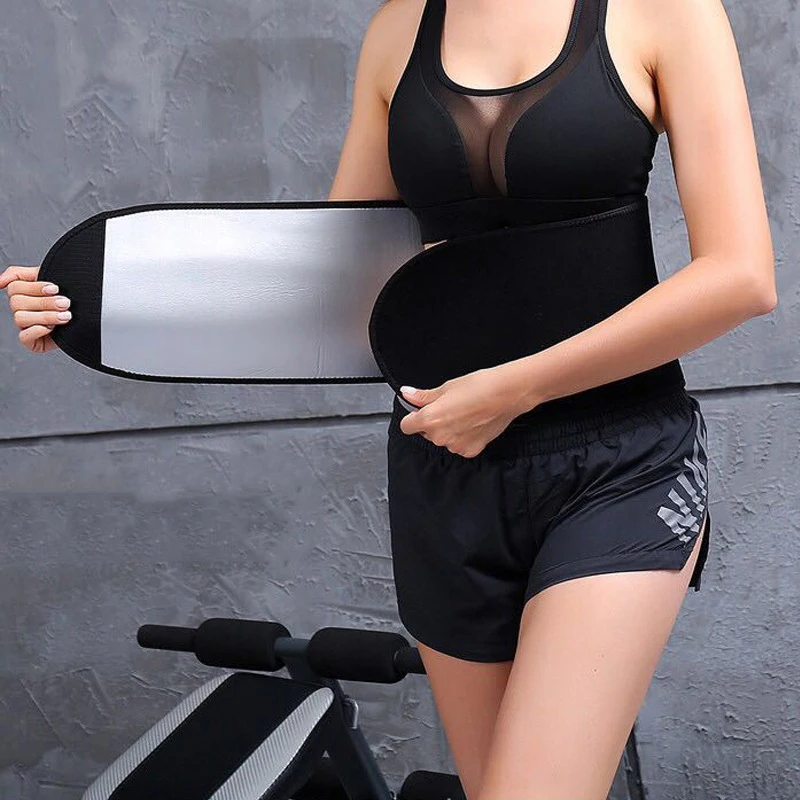 

Tenneight Neoprene Waist Trainer Women Men Fitness Training Sauna Band Sweat Slimming Belts, 4 colors