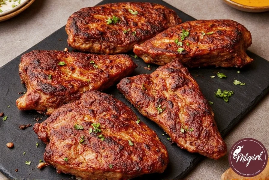 Marinated chicken pieces