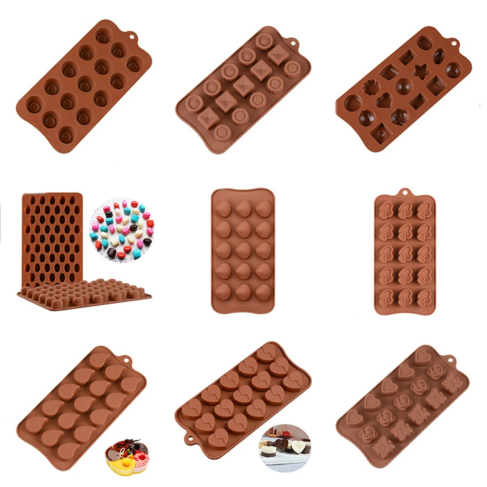 

3D DIY Homemade Candy Biscuit Chocolate Mould Silicone Mold Cake BaKing Kitchen Tool