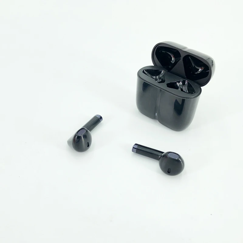 

Blue-tooth 5.0 Wireless Earbuds TWS Stereo Headphones in Ear Built in Headset Premium Sound with Deep Bass for Sport Black