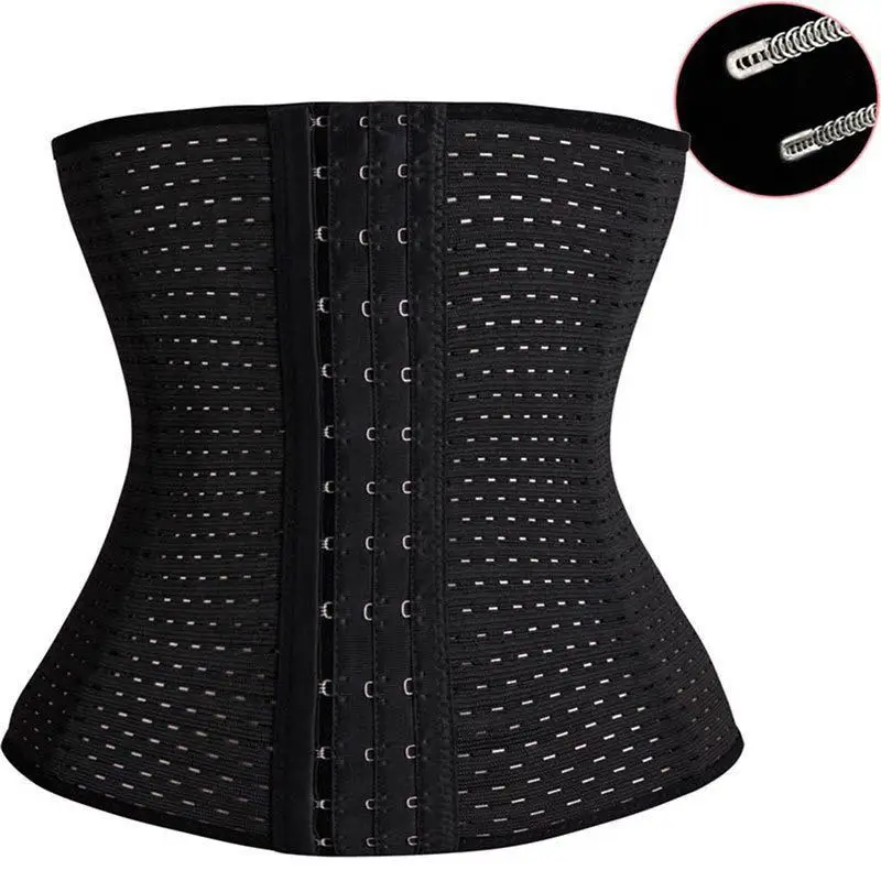 

Breathable Abdomen Belt Slimming Trimmer Posture Corrector Fitness Waistband Corset Trainer Belt Maternity Tummy Body Shaper, Shown