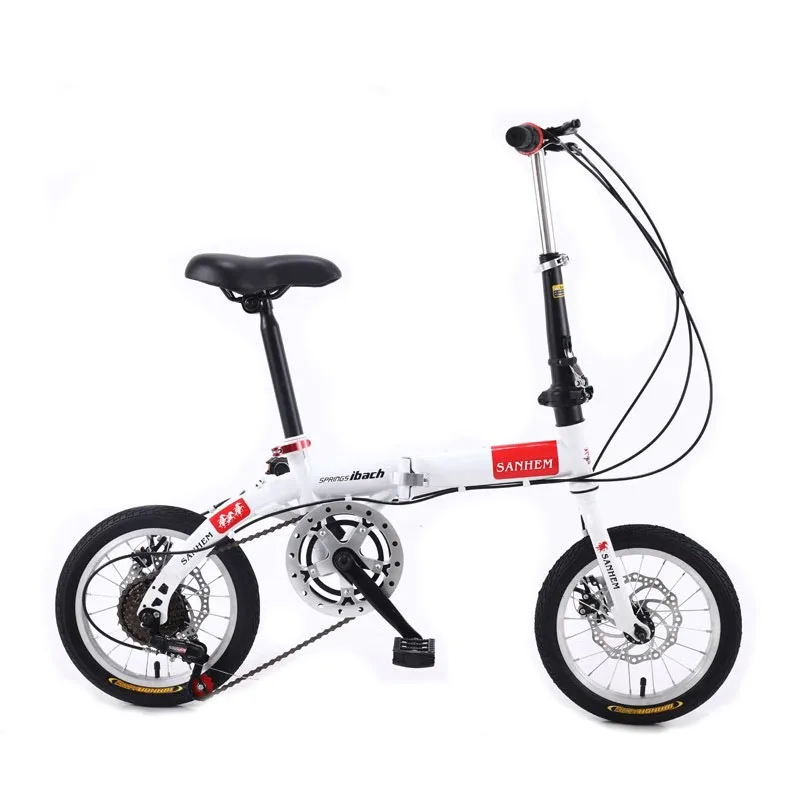 

2021 folding bike frame 14 inch/bike folding folding bike bike 14 aluminum fold/men 14'' folding bikes, Colors