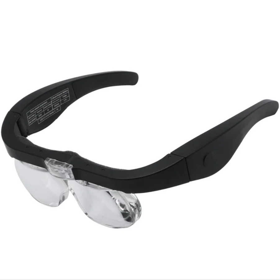 

LED Lights USB Charging Magnifying Eyeglasses Head Magnifying Glasses for Reading