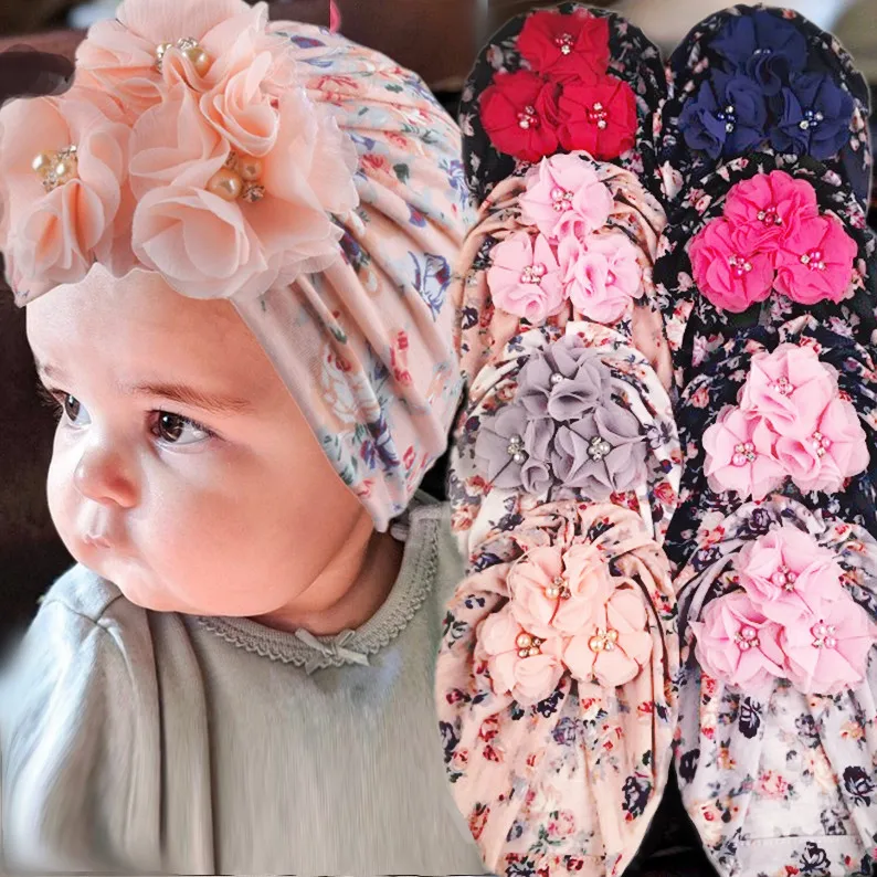 

Professional Factory Directly Supply Headwrap Bow Baby Turban Hats Girl Kids Turban Baby Headbands