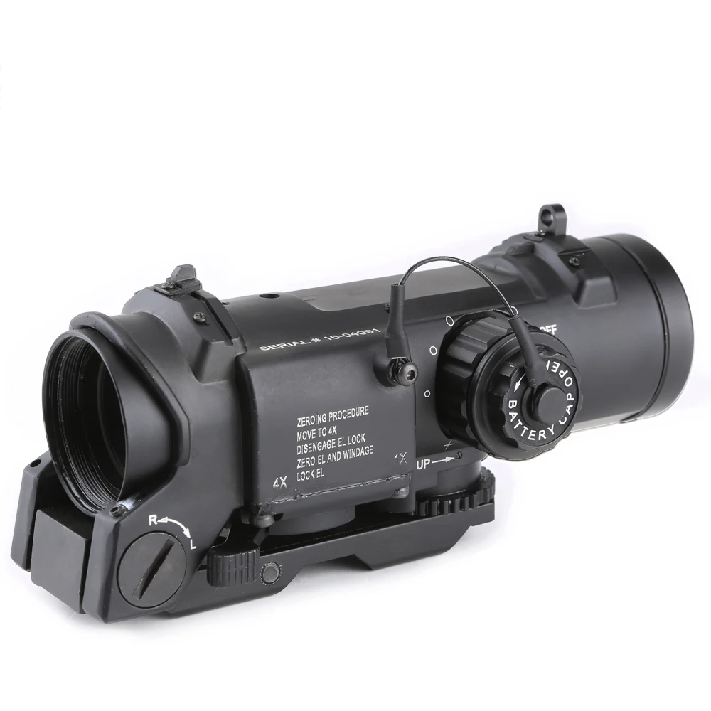 

Tactical Rifle Scope Quick Detachable 1X-4X optical sight Adjustable Dual Role Sight For Hunting