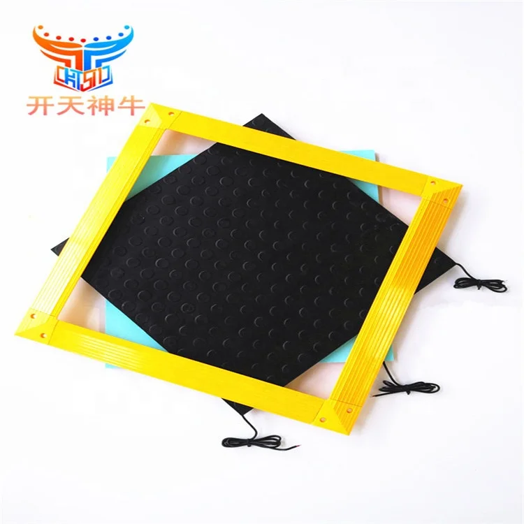 
Simple to install rubber Industrial safety carpet mat weight sensor switch 