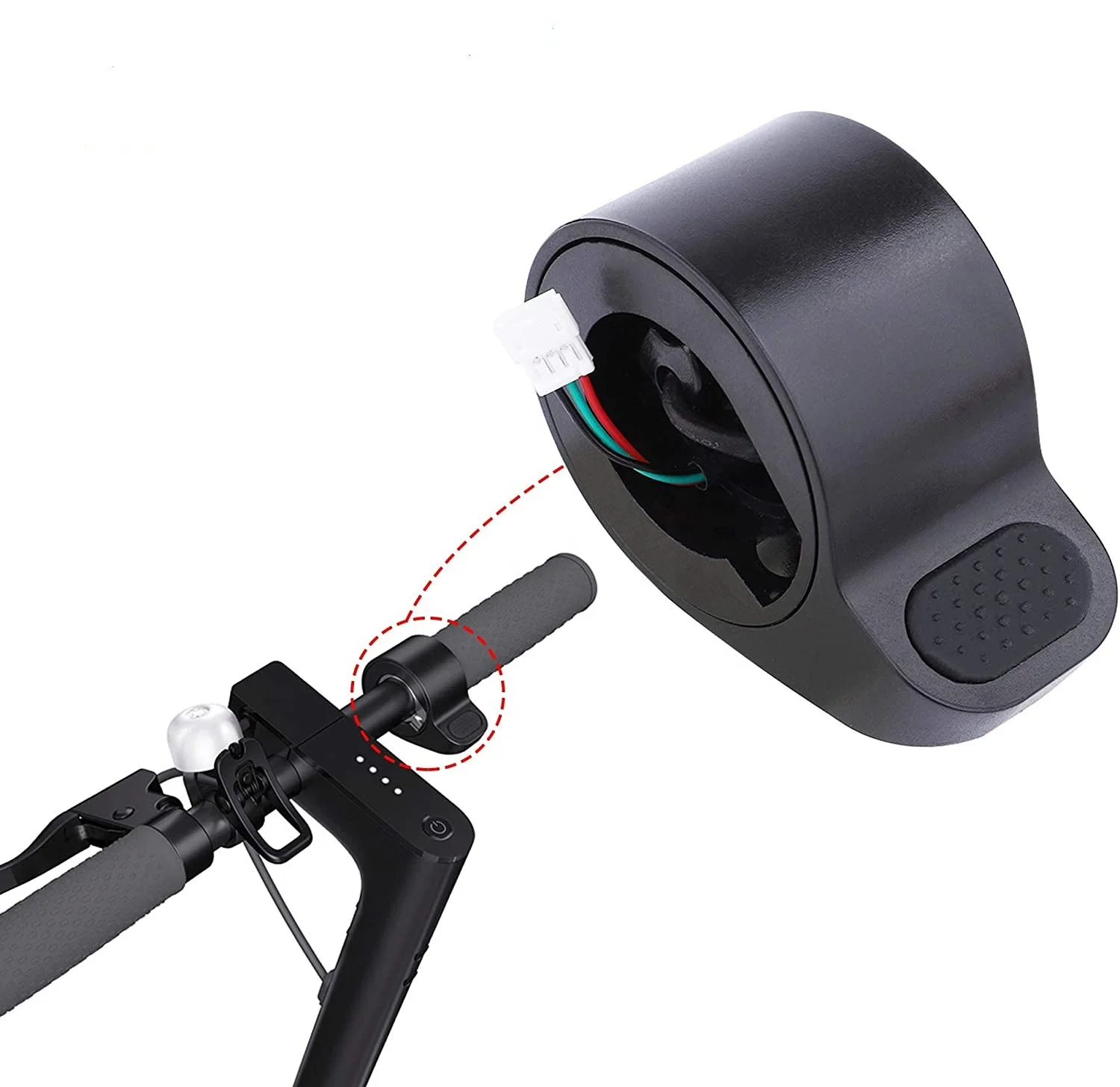 

Best Quality Throttle Accelerator for Xiaomi M365/Pro 1S Electric Scooter Accessories Replacement Part, Black